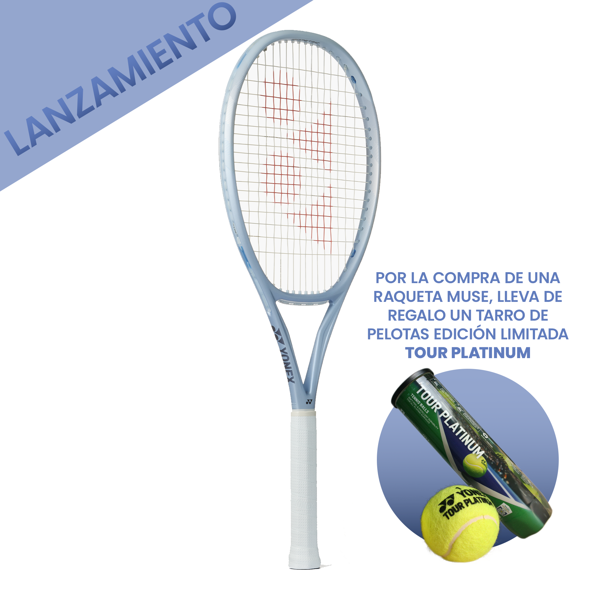 Raqueta Yonex Muse 98 Tenis Control y Precisión | Sporting Brands