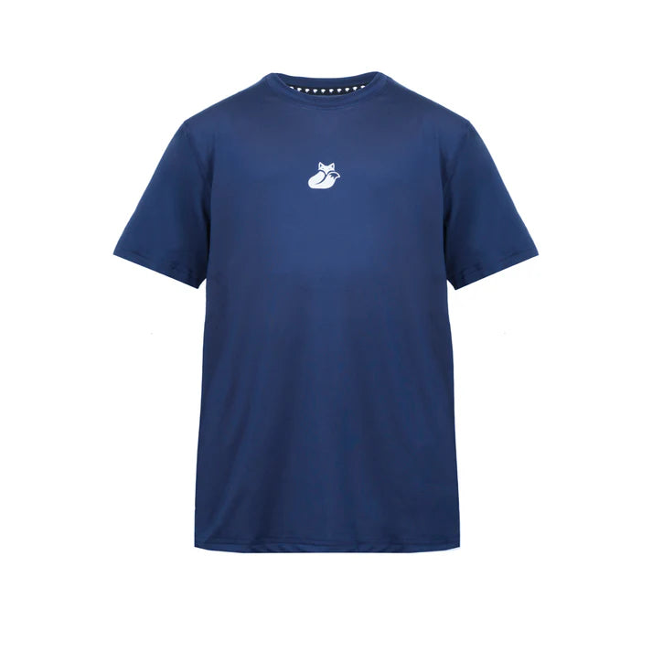 Polera Poly Kids Tilki Temel Blue/White