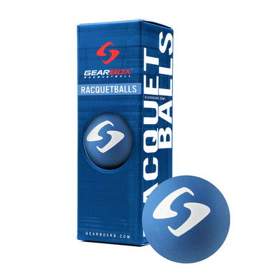 Caja De Pelotas Gb Electric Blue Azul X3 Gearbox