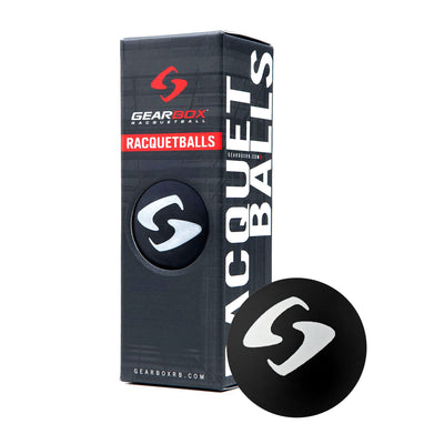 Caja Pelotas Gb Slick Black Negra X3 Gearbox