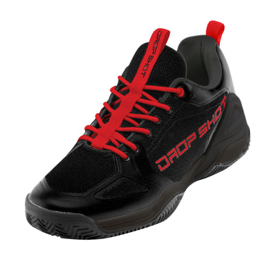 Zapatilla Pádel Hombre Dorama Negro/ 2023 Rojo Drop Shot