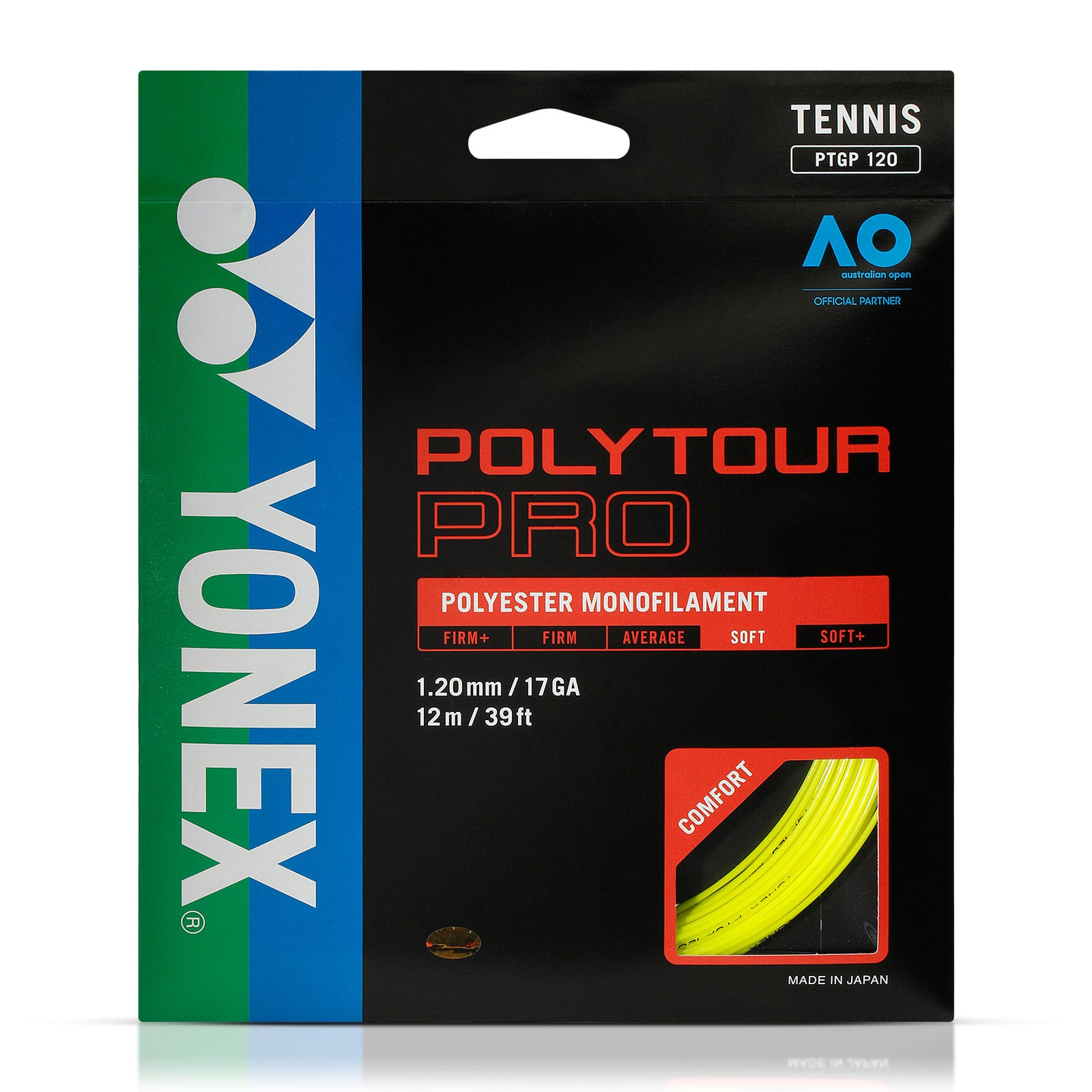 Set Cuerda Tenis POLY TOUR PRO 1.20 / 17 Amarillo Yonex | Sporting