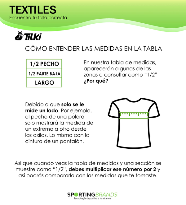 Guía de tallas Tilki
