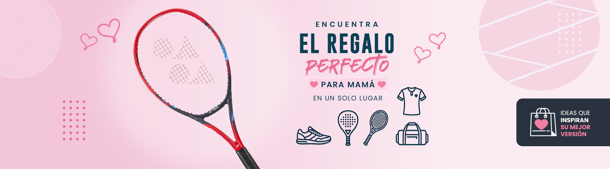 Raquetas para mamá
