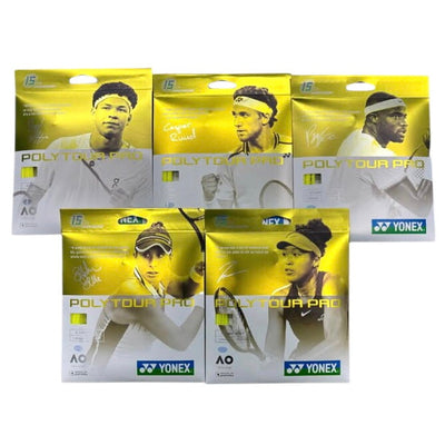 Set cuerda Tenis POLY TOUR PRO 1.25 Yellow Limited Edition