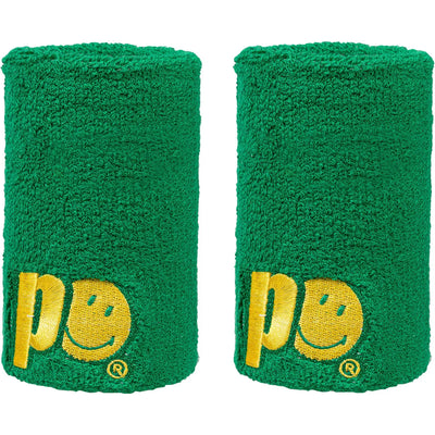 Muñequeras Larga Prince x Smiley Verde Par