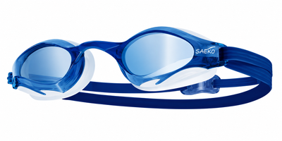 Lentes de Natación SAEKO S76 White/Blue