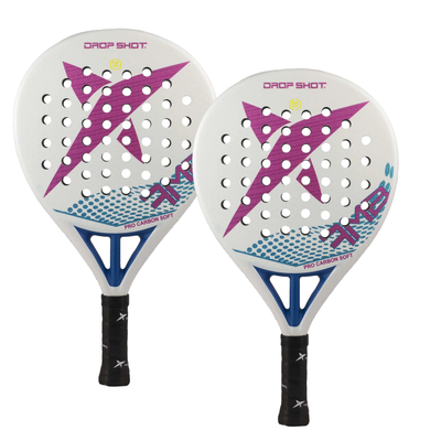 Pack 2X Pala Pádel Pro Carbon Soft 2022 Drop Shot