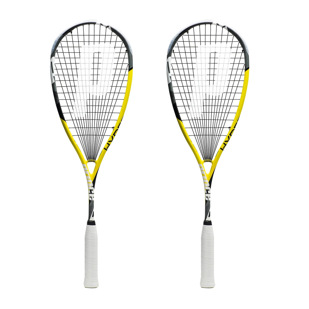 Pack 2X Raqueta Squash Hyper Elite 500 Negro/ Amarillo Prince