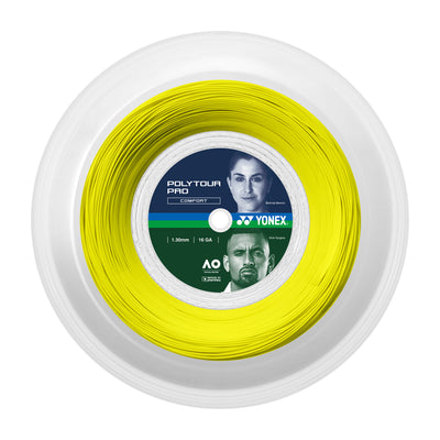 Rollo Cuerda tenis POLY TOUR PRO 1.30 / 16 Amarillo