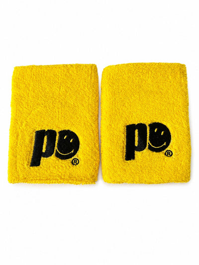 Muñequeras Larga Prince x Smiley Amarillo Par