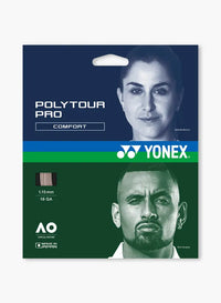Set cuerda tenis POLYTOUR PRO 1.25mm Warm Grey