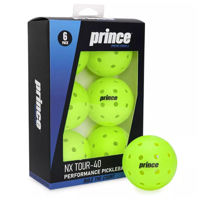 Pelotas Pickleball Prince NX TOUR 40 (6 unidades)
