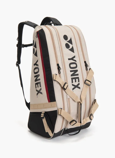 26 Bolso Tenis Yonex GEARLOGIC 72629 9PCS BEIGE