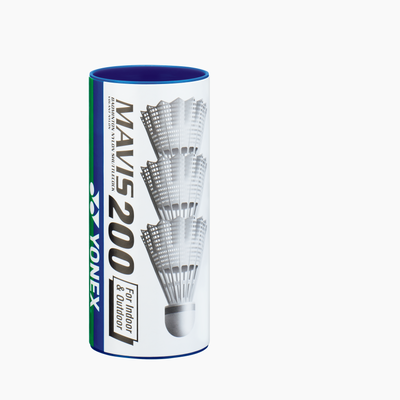 Plumilla Badmintón Mavis 200B Medium White x3