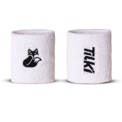 Muñequera Corta Terry Tilki Lehinde White/Black