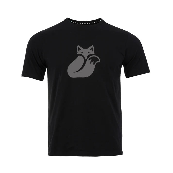 Polera Algodón Fox Big Logo Tilki Black/Grey