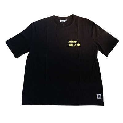 Polera Smiley Black Tee Break & Smile Hombre Negra