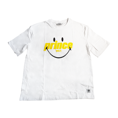 Polera Smiley White Tee Smiley Hombre Blanca