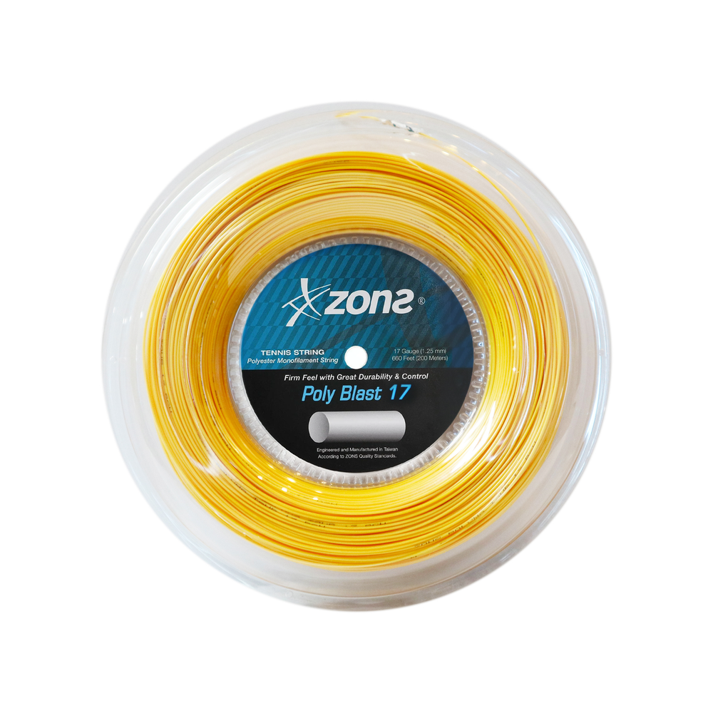 Rollo cuerda Tenis POLY BLAST 17 AMBER (1.25mm)