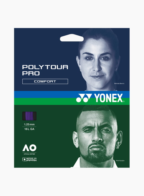Set Cuerda Tenis Yonex POLYTOUR PRO 1.25 Midnight Purple