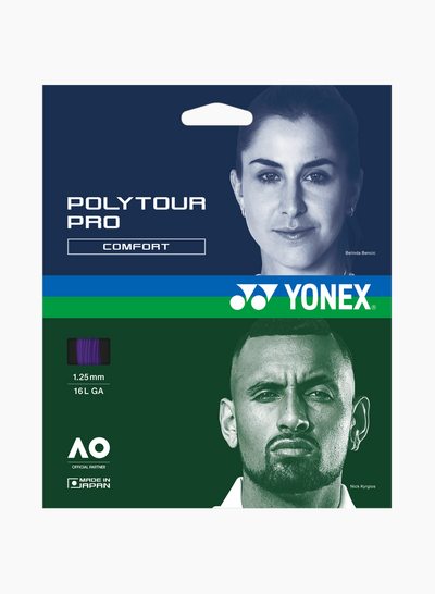 Set Cuerda Tenis Yonex POLYTOUR PRO 1.25 Midnight Purple
