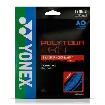 Set Cuerda Tenis POLY TOUR PRO 1.20 / 17 Azul