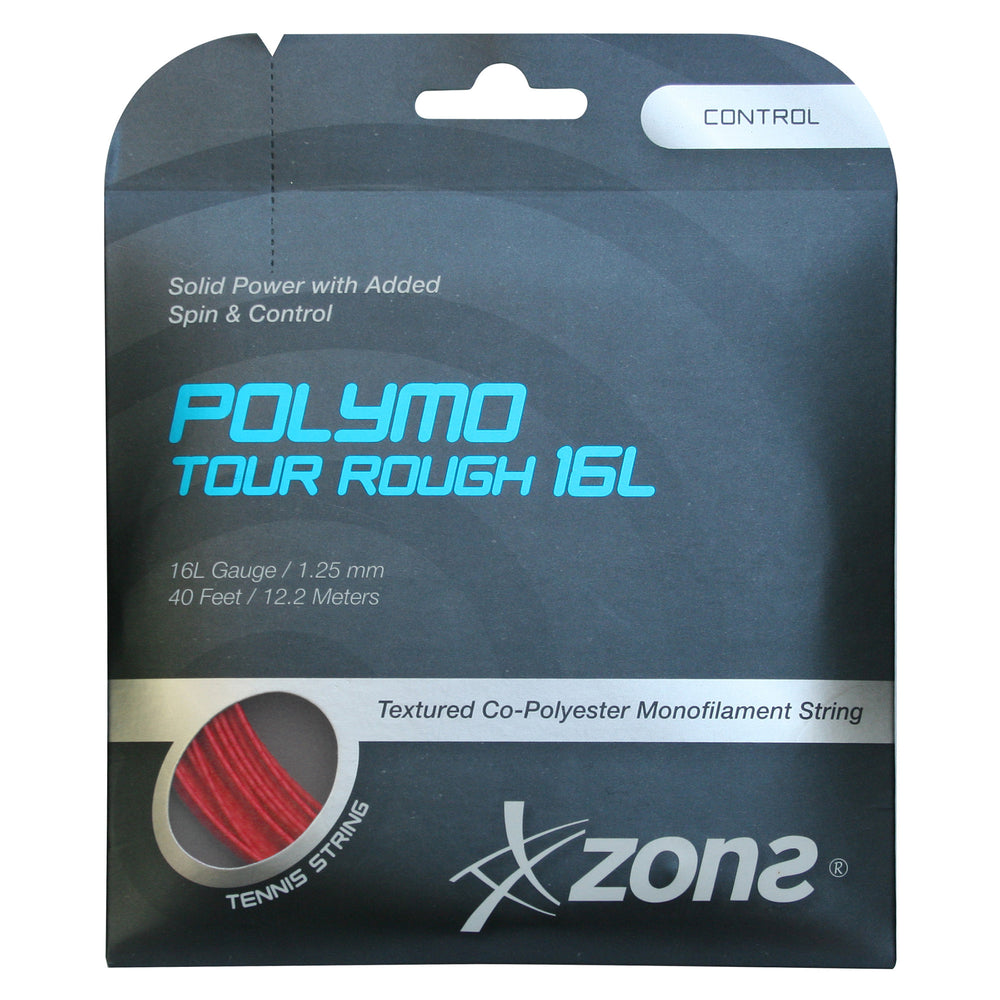 Set Cuerda Tenis POLYMO TOUR ROUGH 1.25 / 16L Rojo