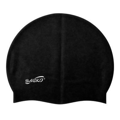 Gorra Natación Silicona  Negra