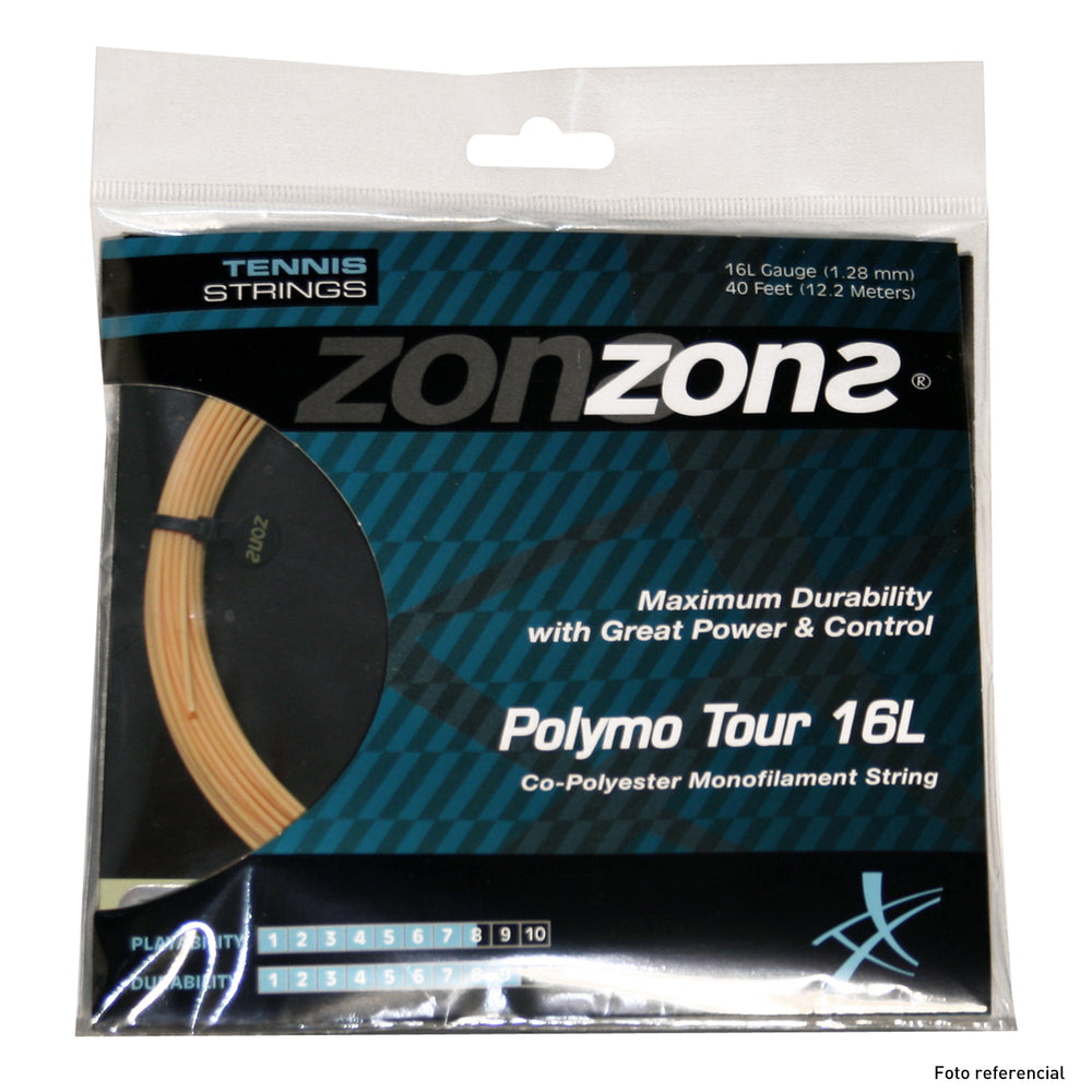 Set Cuerda Tenis POLYMO TOUR 1.28 / 16L Oro