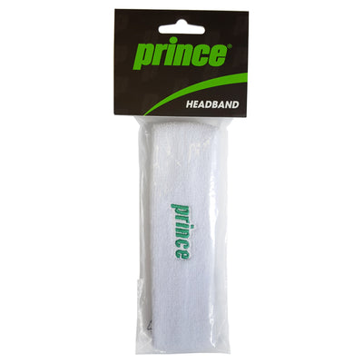 Cintillo PRINCE USA - Blanco Logo Verde