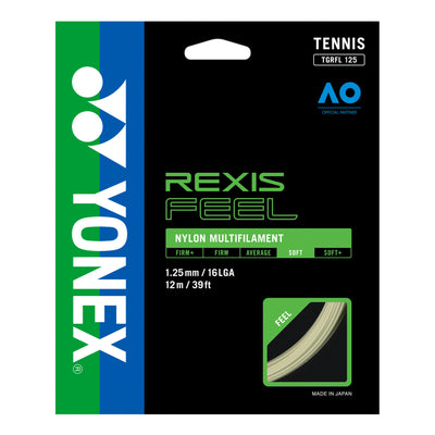 Set Cuerda Tenis REXIS FEEL 1.25 / 16L Blanco